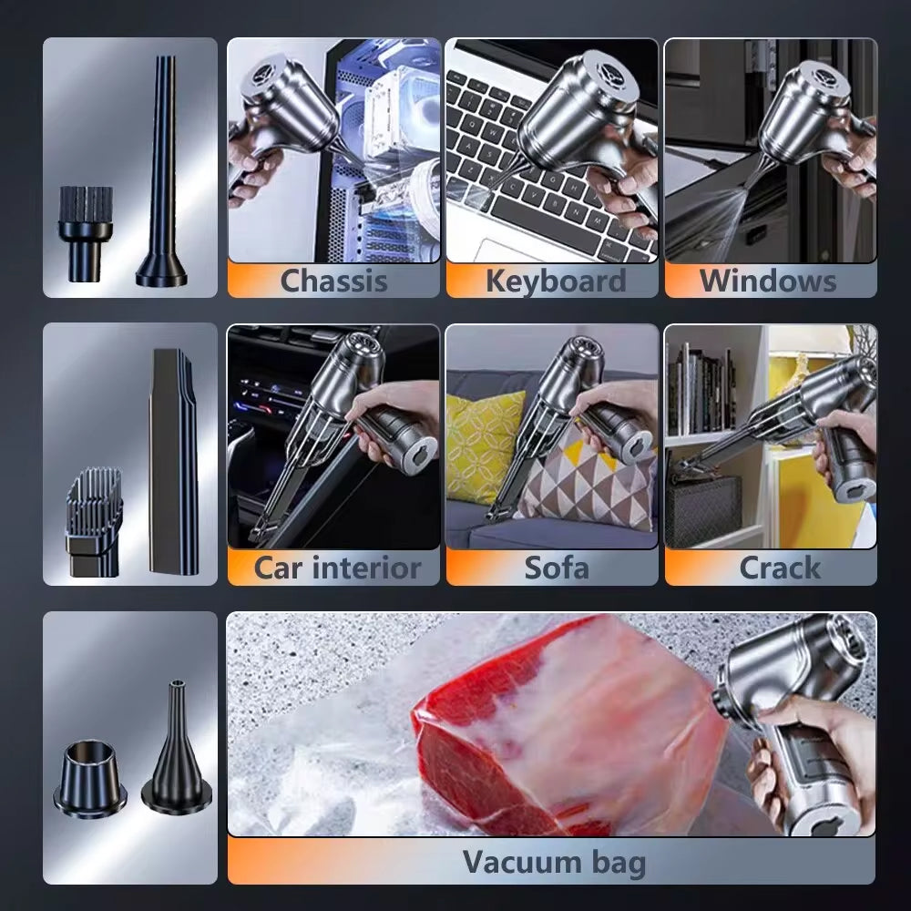 Lisslune | HomePro Hand Held Vacuum Cleaner: Compact and Powerful Solution for Household and Automobile Cleaning