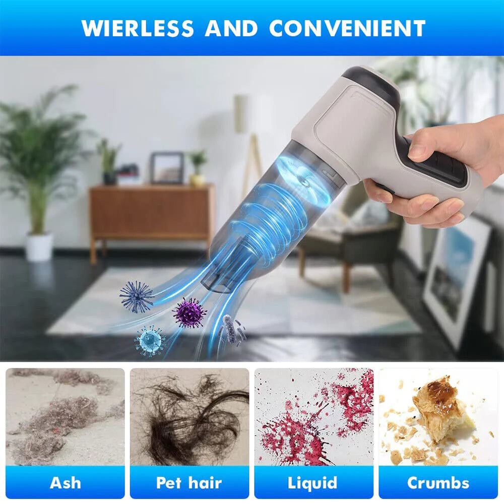 Lisslune | HomePro Hand Held Vacuum Cleaner: Compact and Powerful Solution for Household and Automobile Cleaning