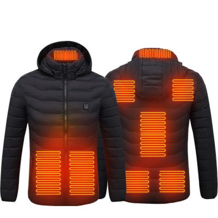 Lisslune | Heated Electric Warming Jacket Coat Fleece Work Body Battery Heating Apparel for Men and Women