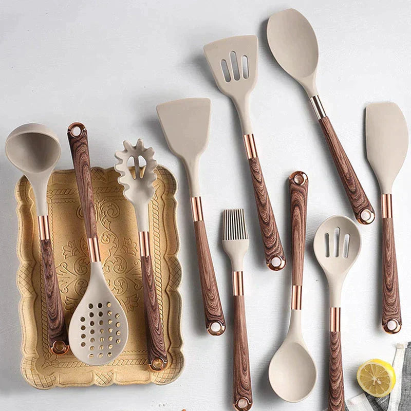 Lisslune | CulinaryEase Silicone Cutlery Set