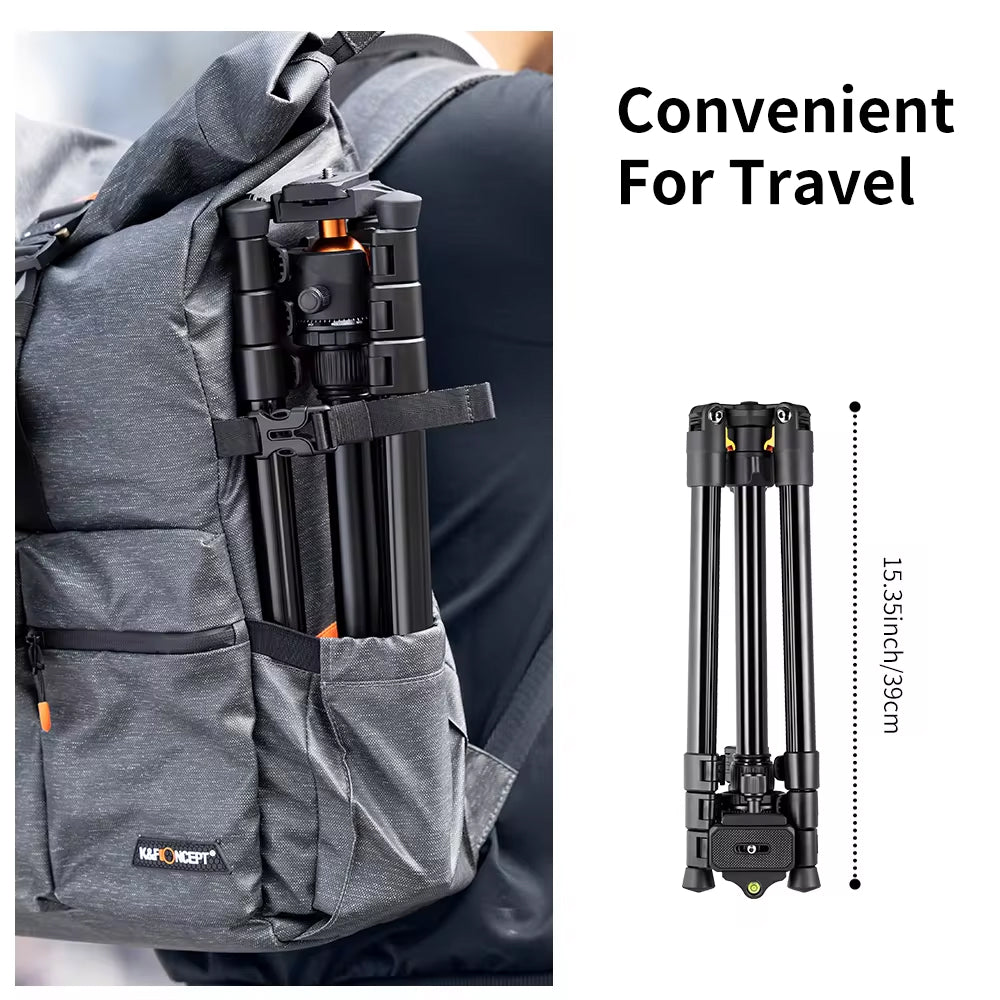 Lisslune | Camera Tripods – Lightweight Tripod for Phone and Camera, 187cm/73.6in, Great Travel Tripods
