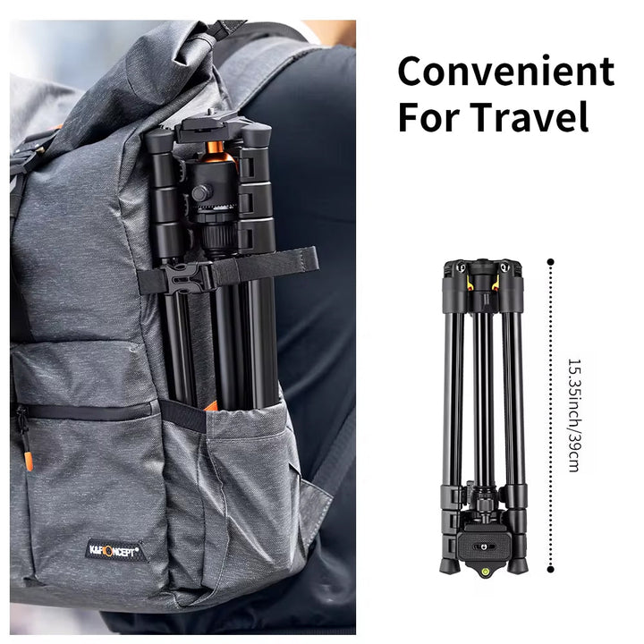 Lisslune | Camera Tripods – Lightweight Tripod for Phone and Camera, 187cm/73.6in, Great Travel Tripods