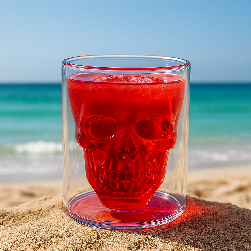 Lisslune | 3D Skull Head Double Drinking Glass