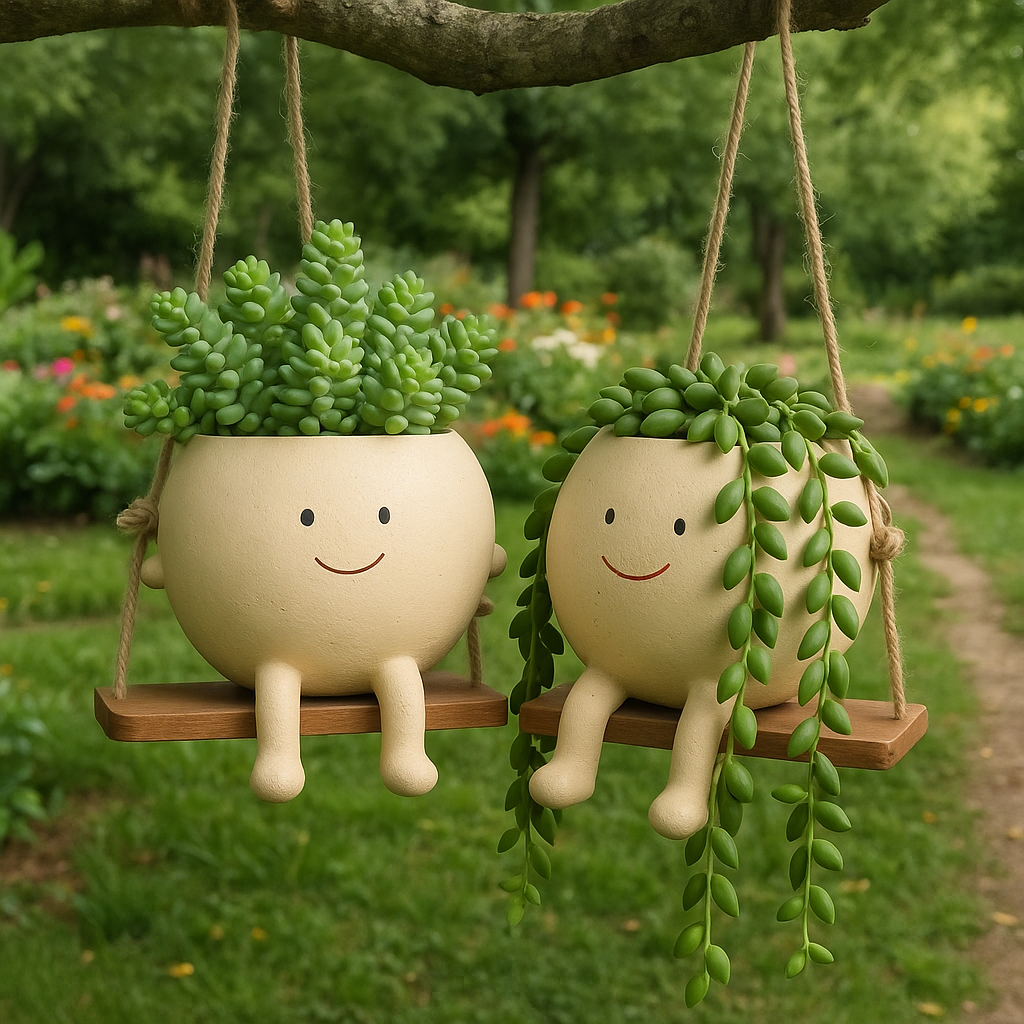Lisslune | Happy Buddy Hanging Plant Pot