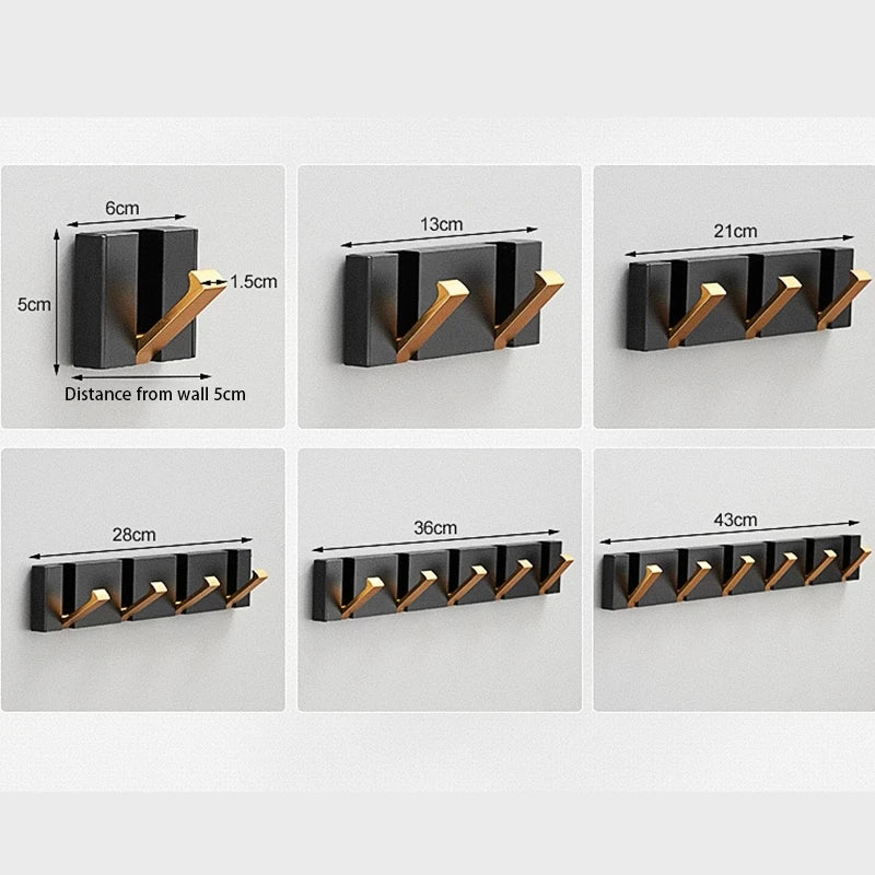 Lisslune | FlexiHook Foldable Wall Hook – Stylish & Space-Saving Solution