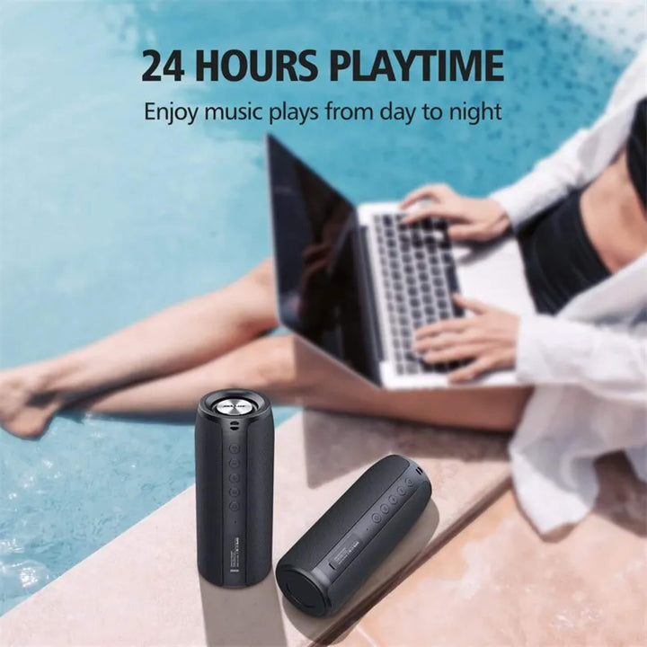 Lisslune | Best Waterproof Bluetooth Wireless Speaker x360 Compact Small
