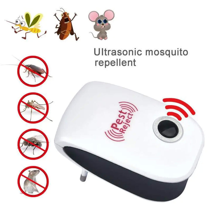 Lisslune | Mouse Mice Insect and Rodent Ultrasonic Sonar Sound Repellent Deterrent Noise Scarer Plug