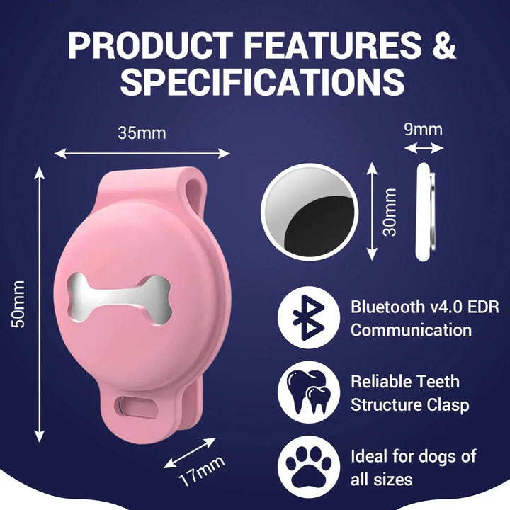Lisslune | Airtag Silicone Protection, Keep Your Pet Close, Wherever It Roams
