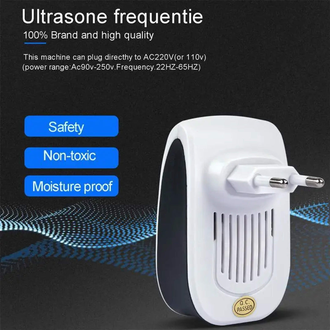 Lisslune | Mouse Mice Insect and Rodent Ultrasonic Sonar Sound Repellent Deterrent Noise Scarer Plug