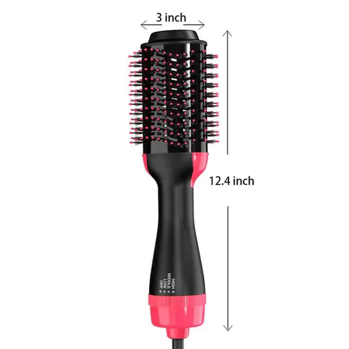 Lisslune | Hair Dryer Blower Styler Heated Brush Comb for Short and Long Hair