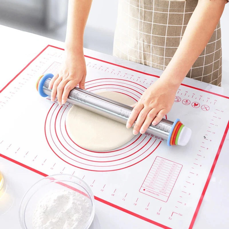 Lisslune | Adjustable Rolling Pin with Rings