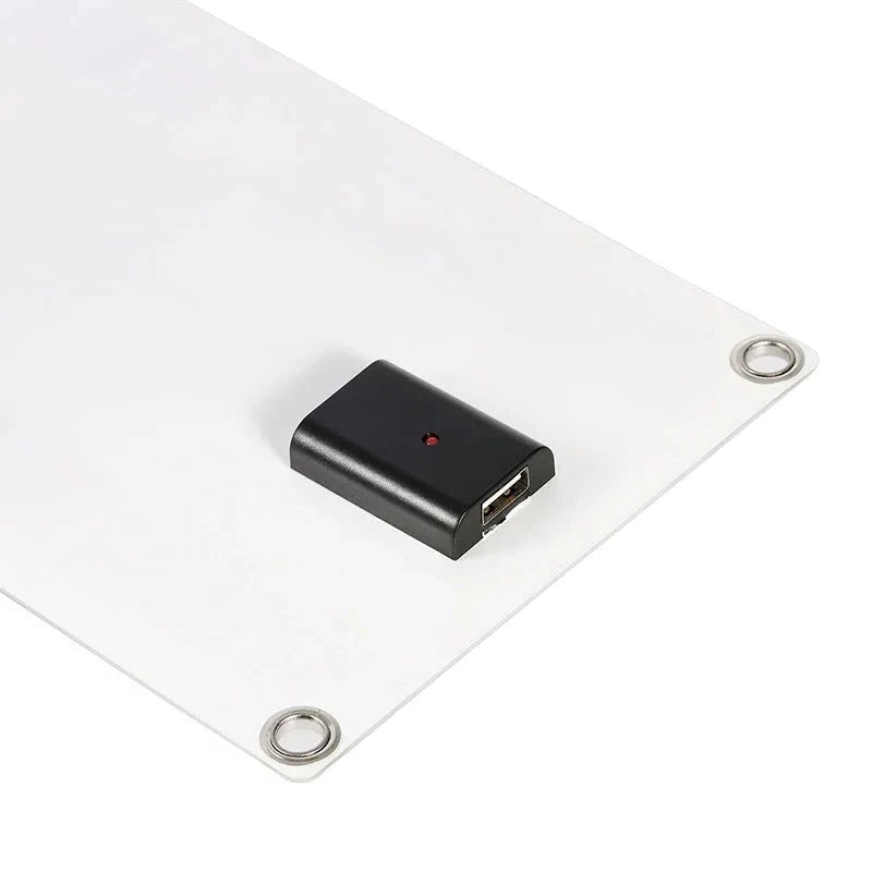 Lisslune | Waterproof Solar Panel with Portable USB Battery