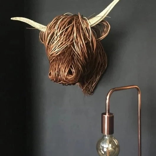 Lisslune | Wall Mounted Cow Sculpture