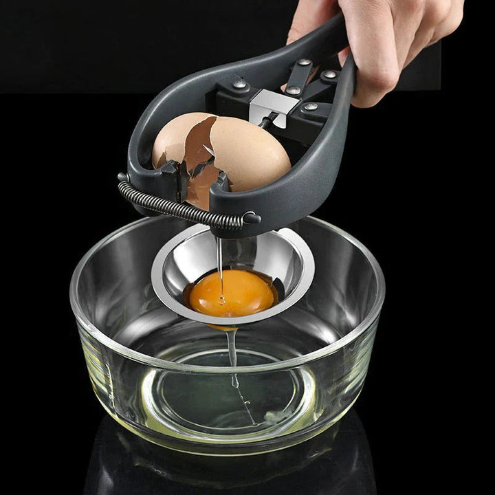 Lisslune | Stainless Steel Egg Cutter with Opening Mechanism