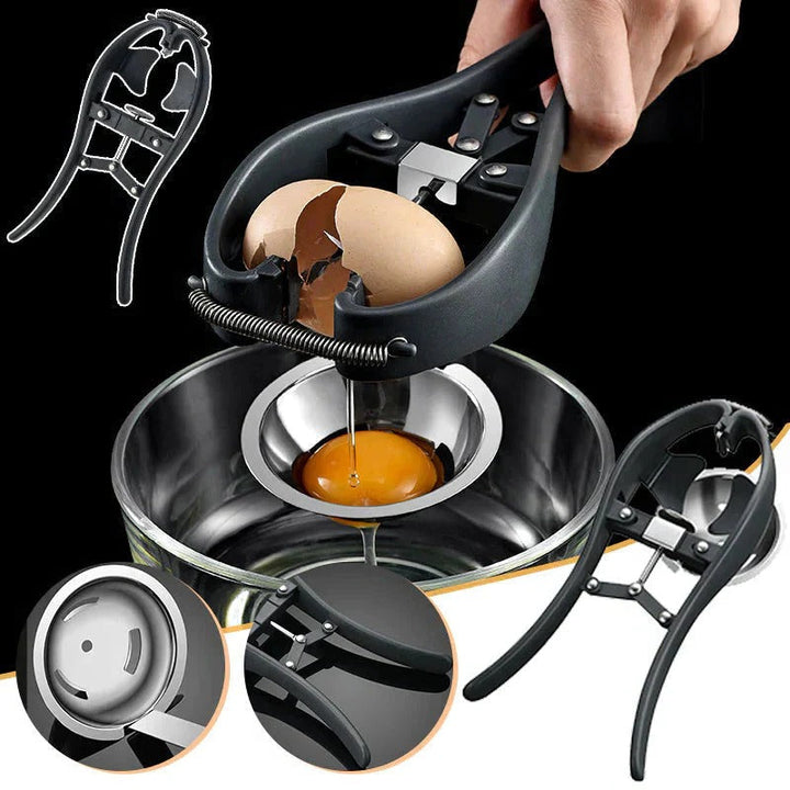 Lisslune | Stainless Steel Egg Cutter with Opening Mechanism