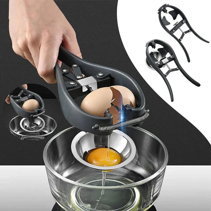 Lisslune | Stainless Steel Egg Cutter with Opening Mechanism
