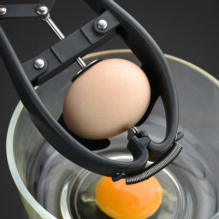 Lisslune | Stainless Steel Egg Cutter with Opening Mechanism