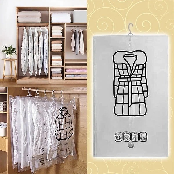 Lisslune | Hanging Vacuum Storage Bags, Set of 4