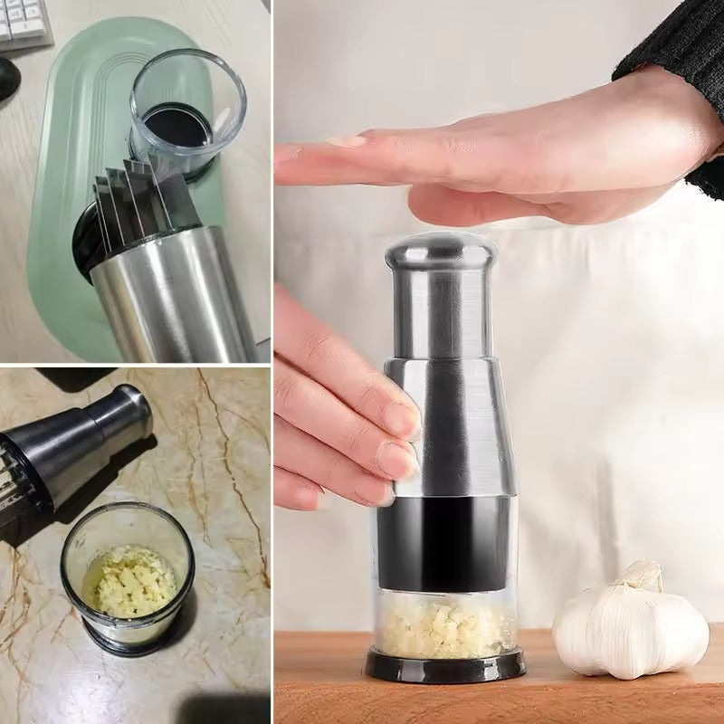 Lisslune | Compact Garlic Chopper for Fine Chopping