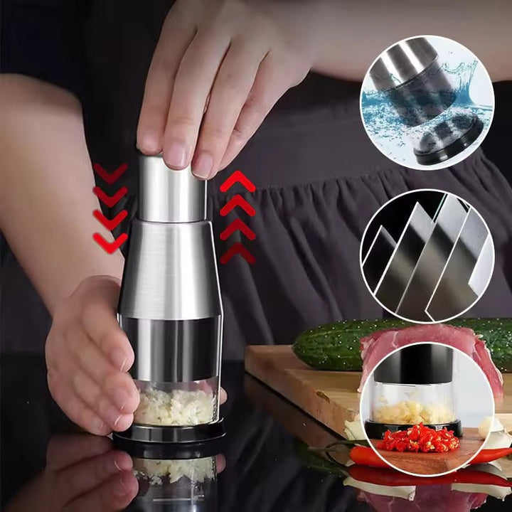 Lisslune | Compact Garlic Chopper for Fine Chopping