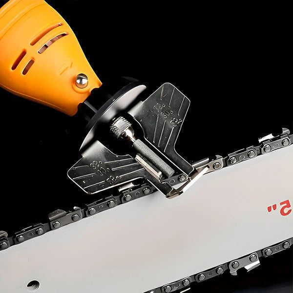Lisslune | Chainsaw Sharpener with Integrated Sharpener