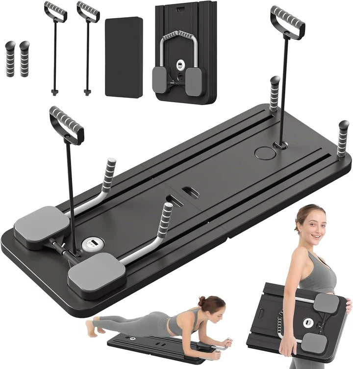 Lisslune | HomeStudio Pilates Reformer Board with Resistance Bands