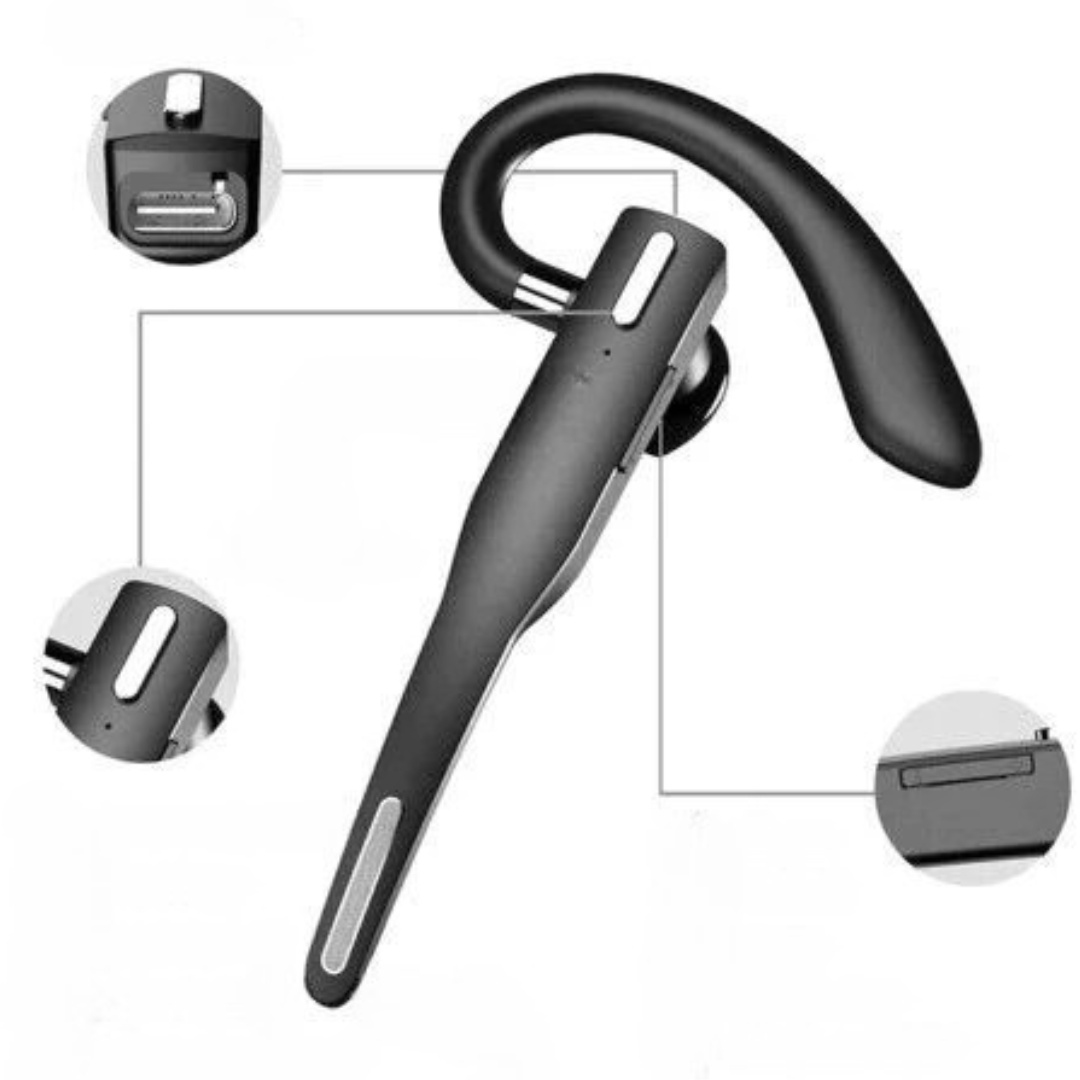 Lisslune | Bluetooth Earpiece with Noise Cancelling Microphone