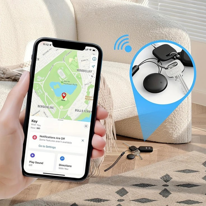 Lisslune | Smart GPS Key and Pet Tracker with iOS Search Function