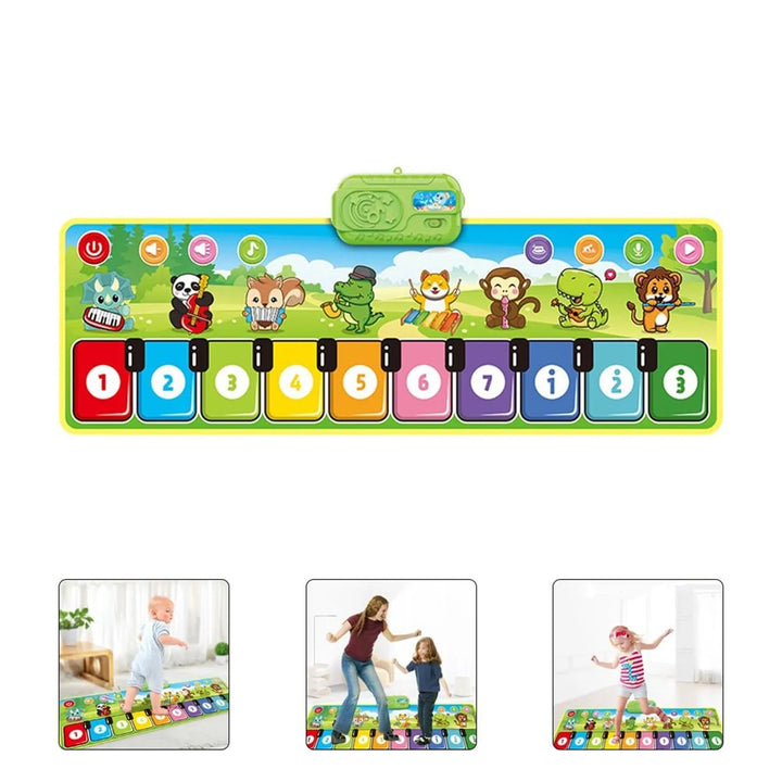 Lisslune | FunLearn - Funny and musical piano floor play mat