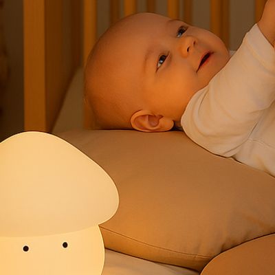 Lisslune | Paddie Mushroom Night Light – Soft Silicone Lamp for Kids
