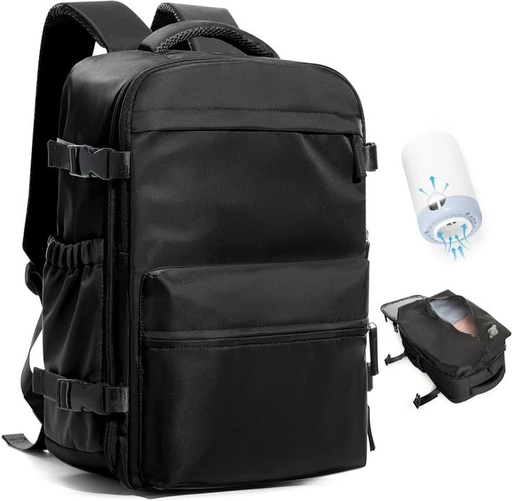 Lisslune | Water-Resistant Travel Backpack for 15.6in Devices