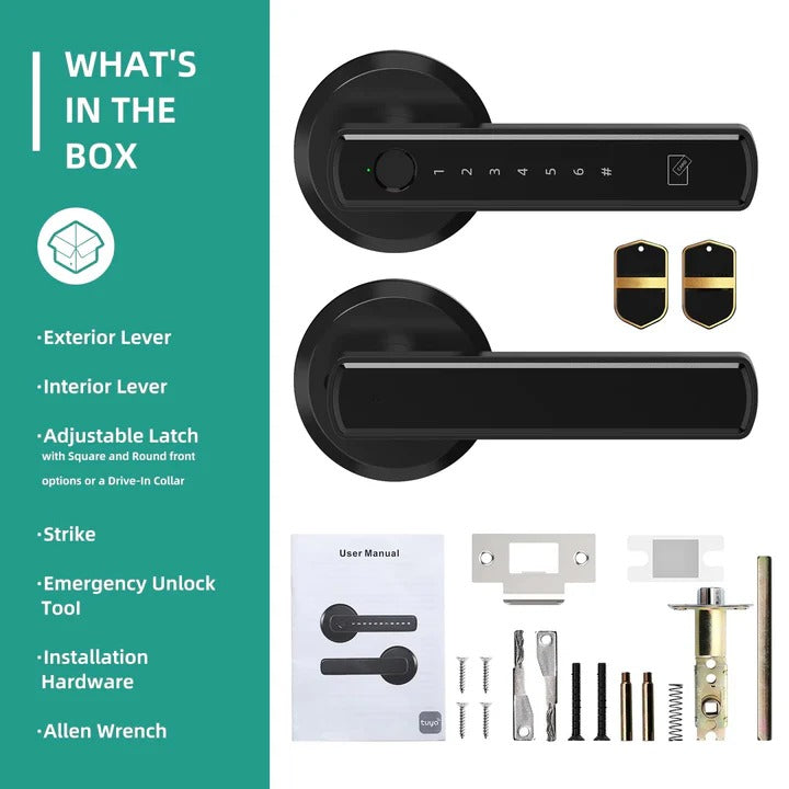 Lisslune | Smart Handle Door Lock with Keyless Access