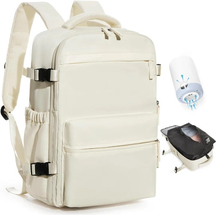 Lisslune | Water-Resistant Travel Backpack for 15.6in Devices