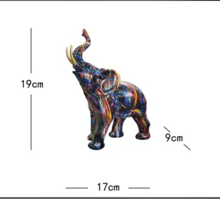 Lisslune | EleGance – Artistic Abstract Elephant
