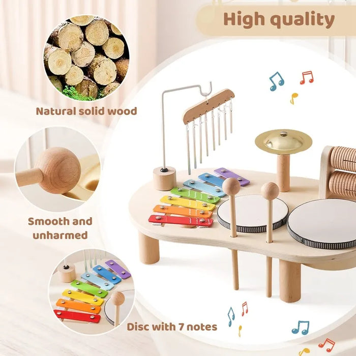 Lisslune | Music Station for Children – Educational Toy with Sound & Light (18m+)