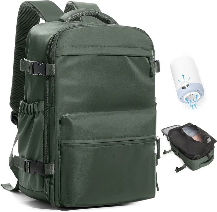 Lisslune | Water-Resistant Travel Backpack for 15.6in Devices
