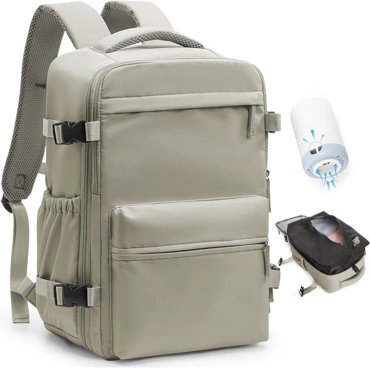 Lisslune | Water-Resistant Travel Backpack for 15.6in Devices