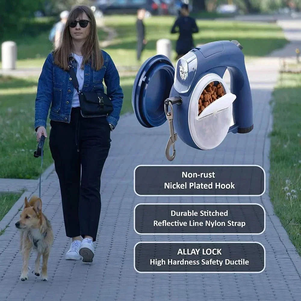 Lisslune | ADVENTUREPAWS ELITE LEASH – Adjustable, weatherproof dog leash with reflective seams