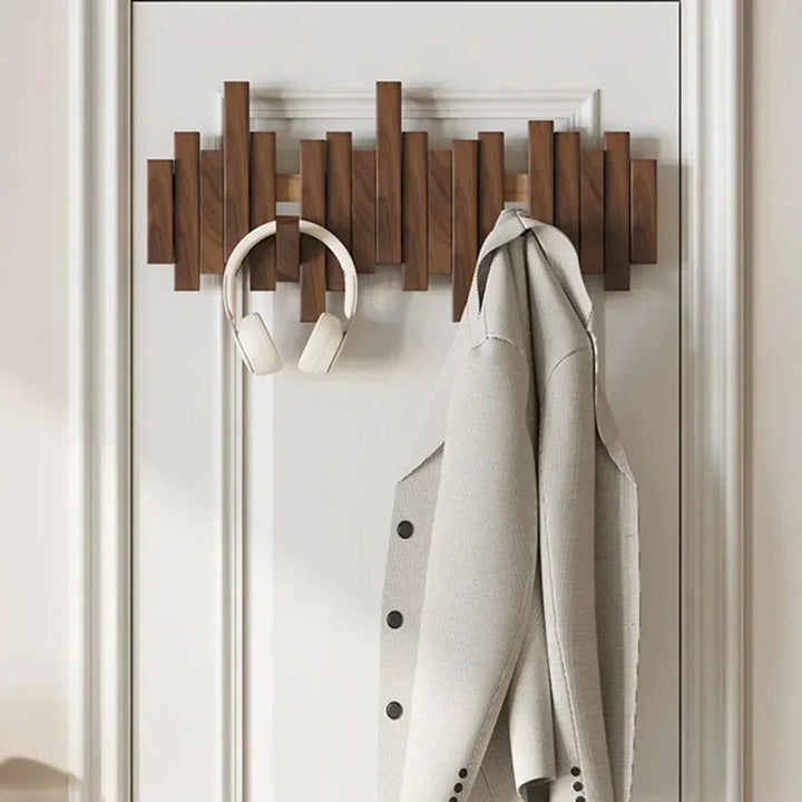 Lisslune | Wall coat rack made of wood piano – Practical and elegant for organizing your entryway