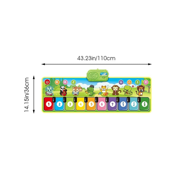Lisslune | FunLearn - Funny and musical piano floor play mat