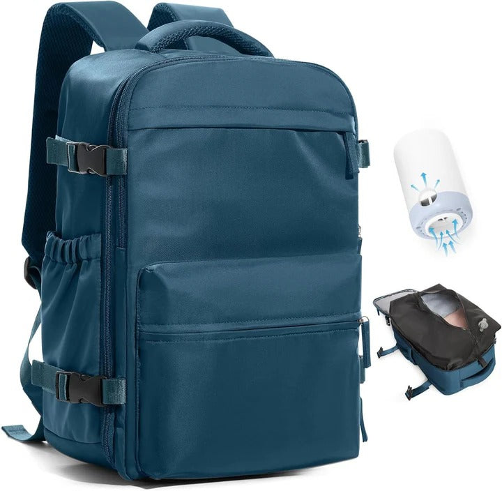 Lisslune | Water-Resistant Travel Backpack for 15.6in Devices