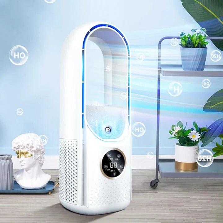 Lisslune | Quiet Bladeless Portable AC for Home and Office