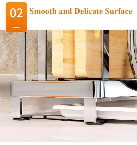 Lisslune | Stainless Steel Kitchen Utensils Organizer Drying Rack