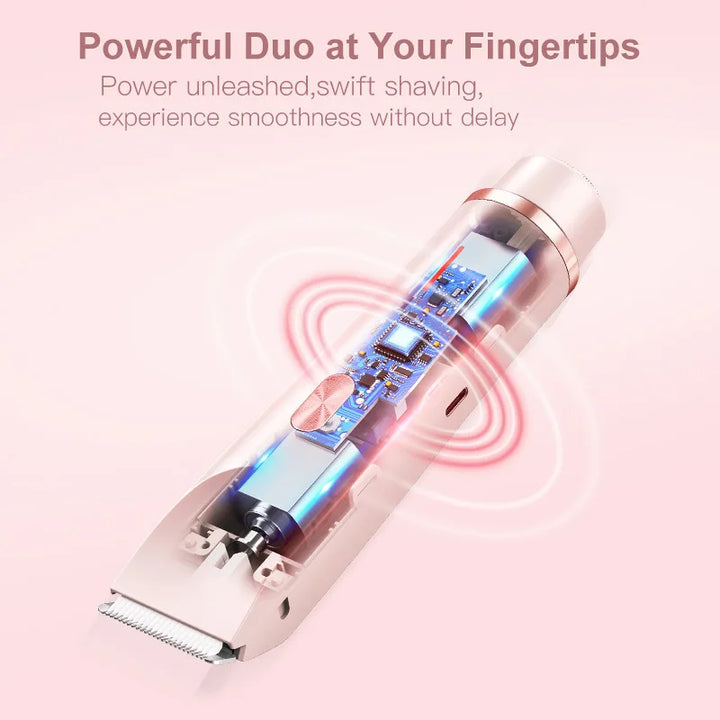 Lisslune | BlissEdge Women’s Rechargeable Razor – Painless Hair Removal for Smooth, Soft Skin