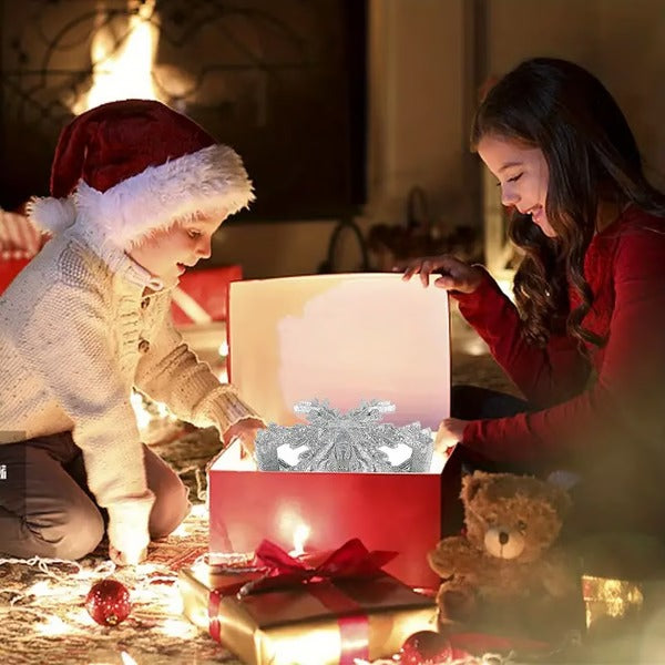 Lisslune | Christmas Tree Topper Lights With LED Snowflake Projector