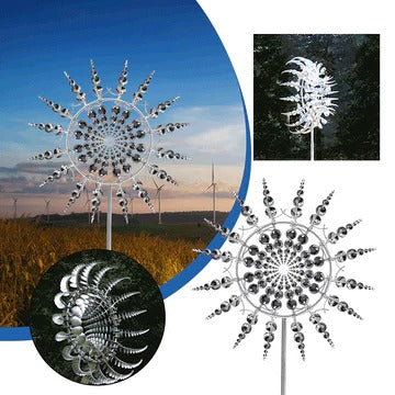 Lisslune | New Anti-Rust Magical Metal Windmill-Kinetic Metal Wind Spinners