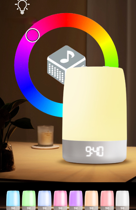 Lisslune | Smart Wake-Up Light Alarm Clock with Touch Control