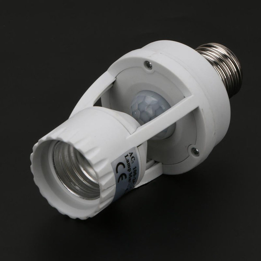 Lisslune | 360 Rotating Motion Sensor Socket Switch Led Bulb Base
