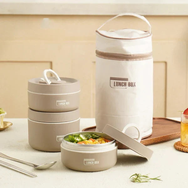 Lisslune | EcoLunch – Insulated Lunchbox for Fresh Meals On-the-Go | Keeps Food Hot or Cold for Hours