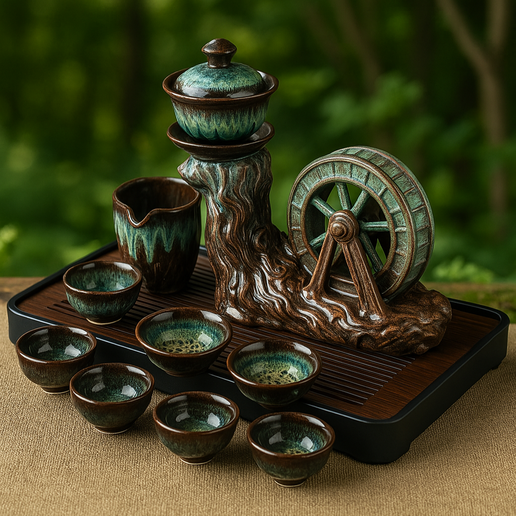 Lisslune | Rotating Handcrafted Tea Ceremony Set